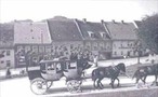 Nostalgiczna pamiątka minionej epoki. Austriacki dyliżans pocztowy na trasie do granicy w Kotle. Rok 1905
